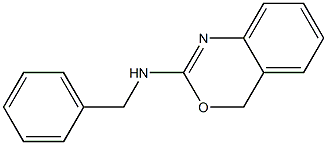 2-Benzylamino-4H-3,1-benzoxazine Struktur