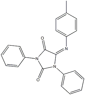 5-(4-Methylphenyl)imino-1,3-diphenyl-3,5-dihydro-1H-imidazole-2,4-dione Structure