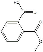 2-Methoxycarbonylbenzenesulfinic acid Structure