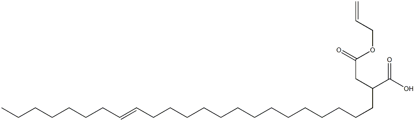 2-(15-Tricosenyl)succinic acid 1-hydrogen 4-allyl ester Structure