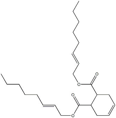 4-Cyclohexene-1,2-dicarboxylic acid bis(2-octenyl) ester Structure