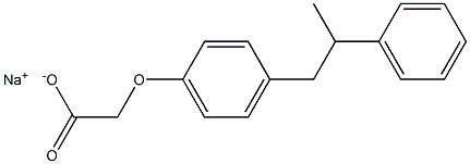 2-[4-(2-Phenylpropyl)phenoxy]acetic acid sodium salt