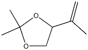 2,2-Dimethyl-4-isopropenyl-1,3-dioxolane 结构式