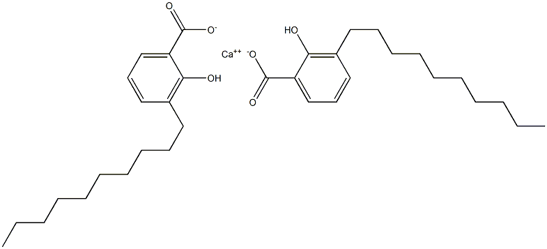 Bis(3-decyl-2-hydroxybenzoic acid)calcium salt