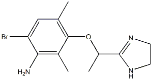 2-[1-(3-Amino-2-methyl-6-methyl-4-bromophenoxy)ethyl]-2-imidazoline