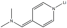 1-リチオ-4-(ジメチルアミノメチレン)-1,4-ジヒドロピリジン 化学構造式