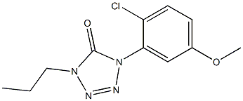 1-(2-Chloro-5-methoxyphenyl)-4-propyl-1H-tetrazol-5(4H)-one