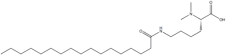 N6-Heptadecanoyl-N2,N2-dimethyllysine Structure