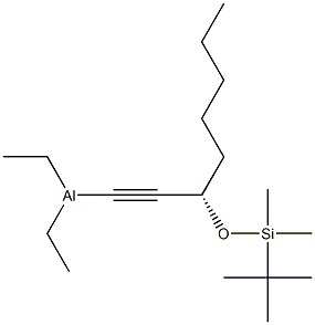 Diethyl[(3S)-3-(dimethyl tert-butylsiloxy)-1-octynyl]aluminum