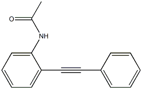 N-Acetyl-2-(phenylethynyl)aniline Struktur