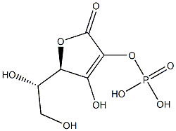 2-O-Phospho-L-ascorbic acid,,结构式