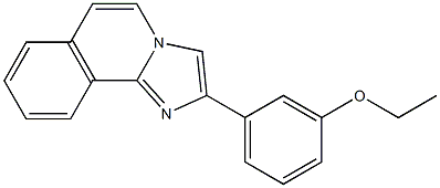 2-(3-Ethoxyphenyl)imidazo[2,1-a]isoquinoline,,结构式