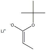 Lithium(Z)-1-tert-butoxy-1-propene-1-olate 结构式