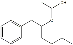 Acetaldehyde benzylpentyl acetal Struktur