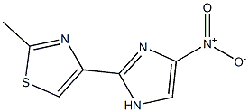 2-(2-Methylthiazol-4-yl)-4-nitro-1H-imidazole 结构式