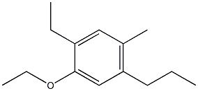 1-Ethoxy-4-methyl-2-ethyl-5-propylbenzene Structure