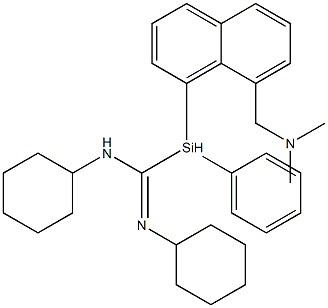 1-[[8-[(Dimethylamino)methyl]-1-naphtyl]phenylsilyl]-N1,N2-dicyclohexylformamidine