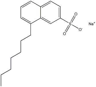 8-Heptyl-2-naphthalenesulfonic acid sodium salt,,结构式