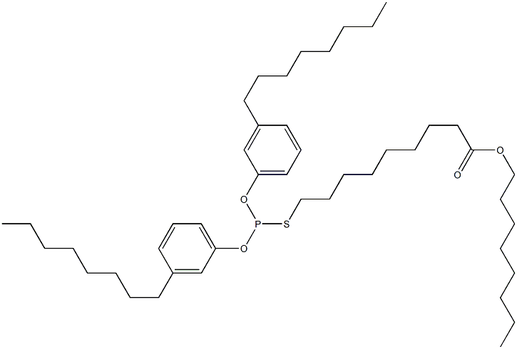 Thiophosphorous acid O,O-bis(3-octylphenyl)S-(9-octyloxy-9-oxononyl) ester