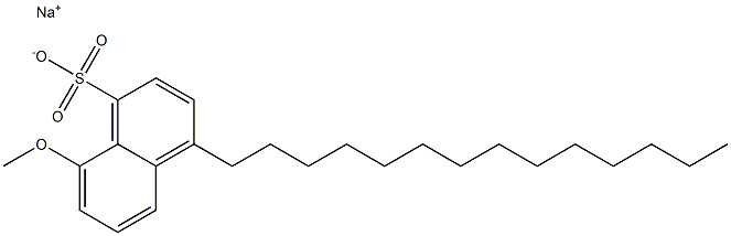 8-Methoxy-4-tetradecyl-1-naphthalenesulfonic acid sodium salt