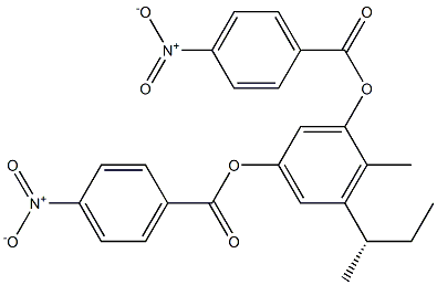 (+)-1,3-Bis(p-nitrobenzoyloxy)-5-[(S)-sec-butyl]-4-methylbenzene|