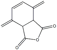 1,2,3,6-Tetrahydro-3,6-dimethylenephthalic anhydride Struktur