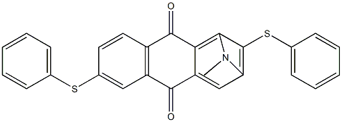 2,6-Bisphenylmercaptomethyliminoanthraquinone,,结构式