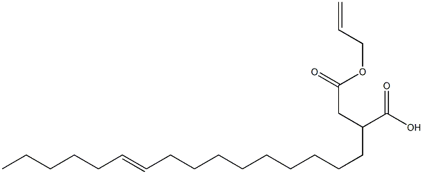 2-(10-Hexadecenyl)succinic acid 1-hydrogen 4-allyl ester,,结构式