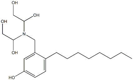 3-[Bis(1,2-dihydroxyethyl)aminomethyl]-4-octylphenol