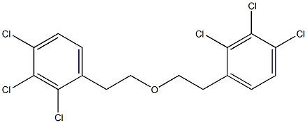 2,3,4-トリクロロフェニルエチルエーテル 化学構造式