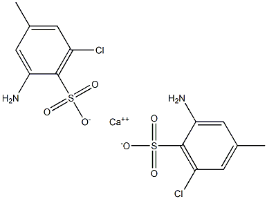 Bis(2-amino-6-chloro-4-methylbenzenesulfonic acid)calcium salt