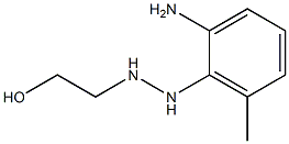 2-[2-(2-Amino-6-methylphenyl)hydrazino]ethanol,,结构式