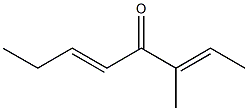 (2E,5E)-3-Methyl-2,5-octadien-4-one,,结构式