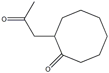 2-Acetonyl-1-cyclooctanone Structure