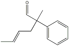2-Phenyl-2-methyl-4-hexenal Struktur