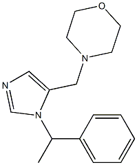 1-(1-Phenylethyl)-5-morpholinomethyl-1H-imidazole Structure