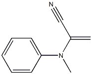 2-[Phenyl(methyl)amino]acrylonitrile Structure