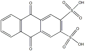 9,10-Dihydro-9,10-dioxoanthracene-2,3-disulfonic acid Struktur