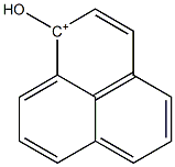 1-ヒドロキシ-1H-フェナレン-1-カチオン 化学構造式