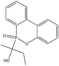6-(1-ヒドロキシ-1-メチルプロピル)-6H-ジベンゾ[c,e][1,2]オキサホスホリン6-オキシド 化学構造式