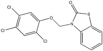 3-[(2,4,5-Trichlorophenoxy)methyl]benzothiazol-2(3H)-one