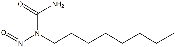 1-Nitroso-1-octylurea,,结构式