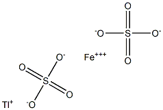 Thallium(I) iron(III) sulfate 结构式