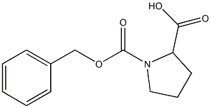 (1S)-1,2-Pyrrolidinedicarboxylic acid 1-benzyl ester Structure