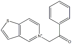 5-Phenacylthieno[3,2-c]pyridin-5-ium Structure