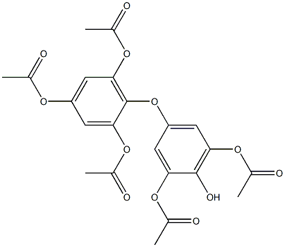  4-(2,4,6-Triacetoxyphenoxy)-2,6-diacetoxyphenol