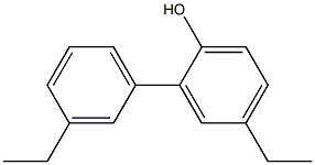 3',5-Diethylbiphenyl-2-ol Structure