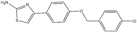 4-[4-[(4-Chlorophenyl)methoxy]phenyl]thiazol-2-amine|