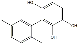 3-(2,5-Dimethylphenyl)-1,2,4-benzenetriol,,结构式