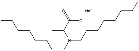 2-(Dioctylamino)propanoic acid sodium salt